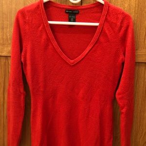New York & Co bright orange / red sweater